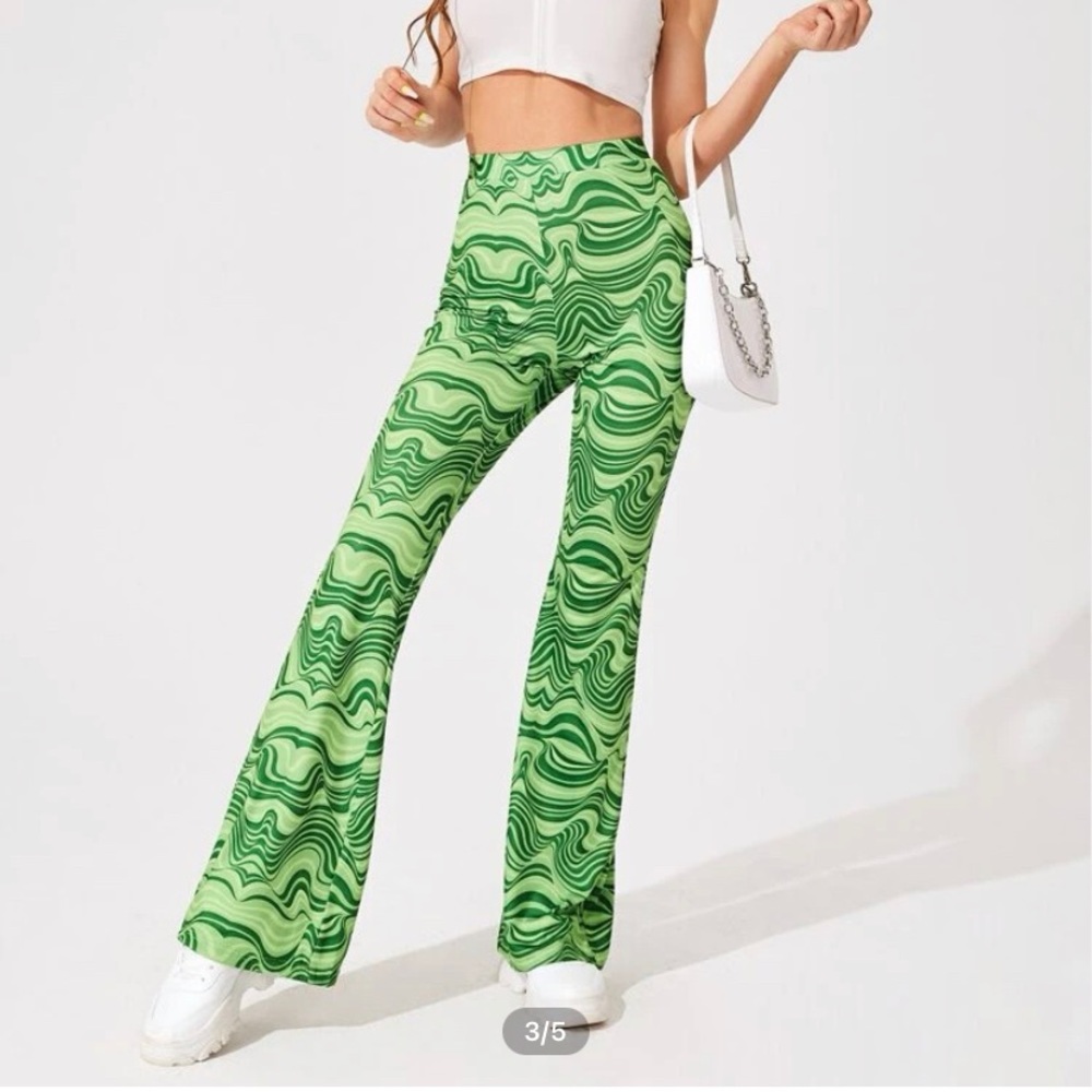 Flare marble pants
